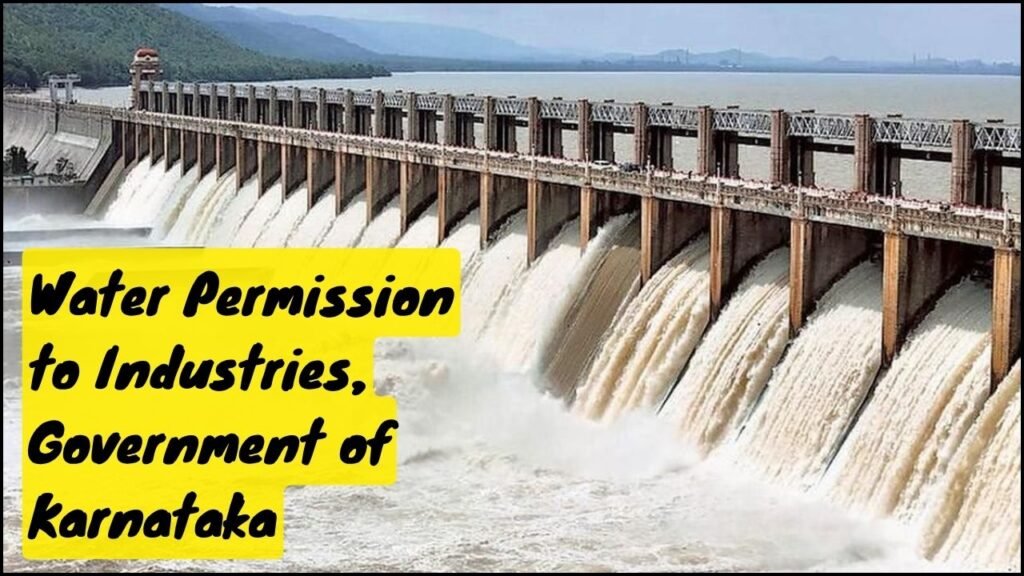 Water Permission to Industries, Government of Karnataka